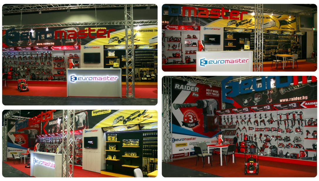 Euromaster presents its top brands RAIDER and Topmaster at the "Eisenwarenmesse - International Hardware Fair" in Cologne.