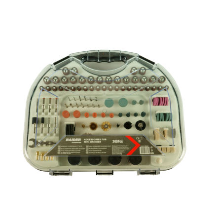 Аксесоари за шлифовалка 249бр. к-т в куфар