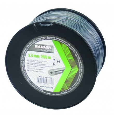 Корда за коса кръгла усилена