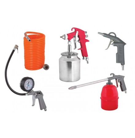 Air Tools 5 pcs Kit Spray Gun Suction RD-AT01
