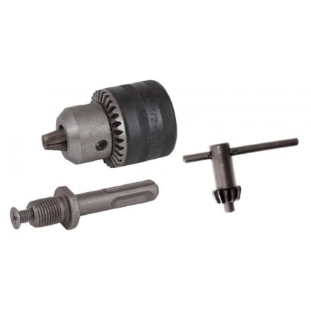 Патронник за борм. с ключ+адаптер SDS-plus