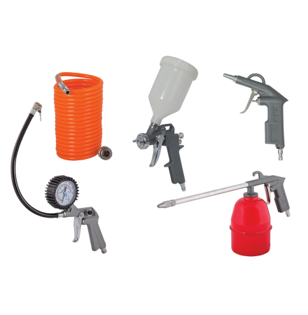 Air Tools 5 pcs Kit Spray Gun Gravity RD-AT02