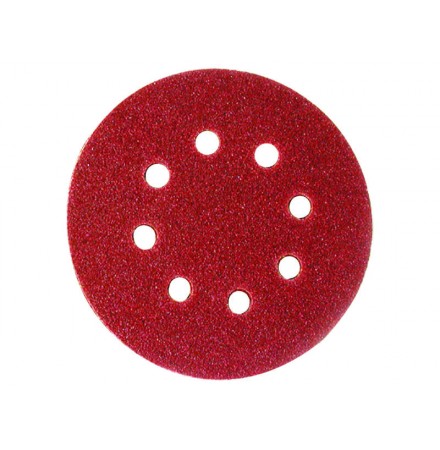 Sanding discs ø125mm K 60 with 8 holes 10pcs