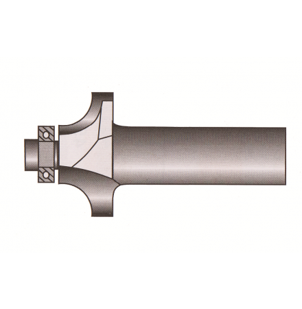 Фрезер за оберфреза R9.52mm H15.9mm опашка Ø8mm с лагер FD07007