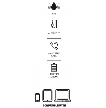 Преносима BlueTooth Тонколона RD-PBS01